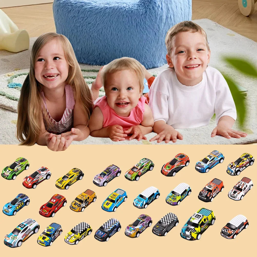 Car Advent Calendar 24 Miniature Alloy Cars