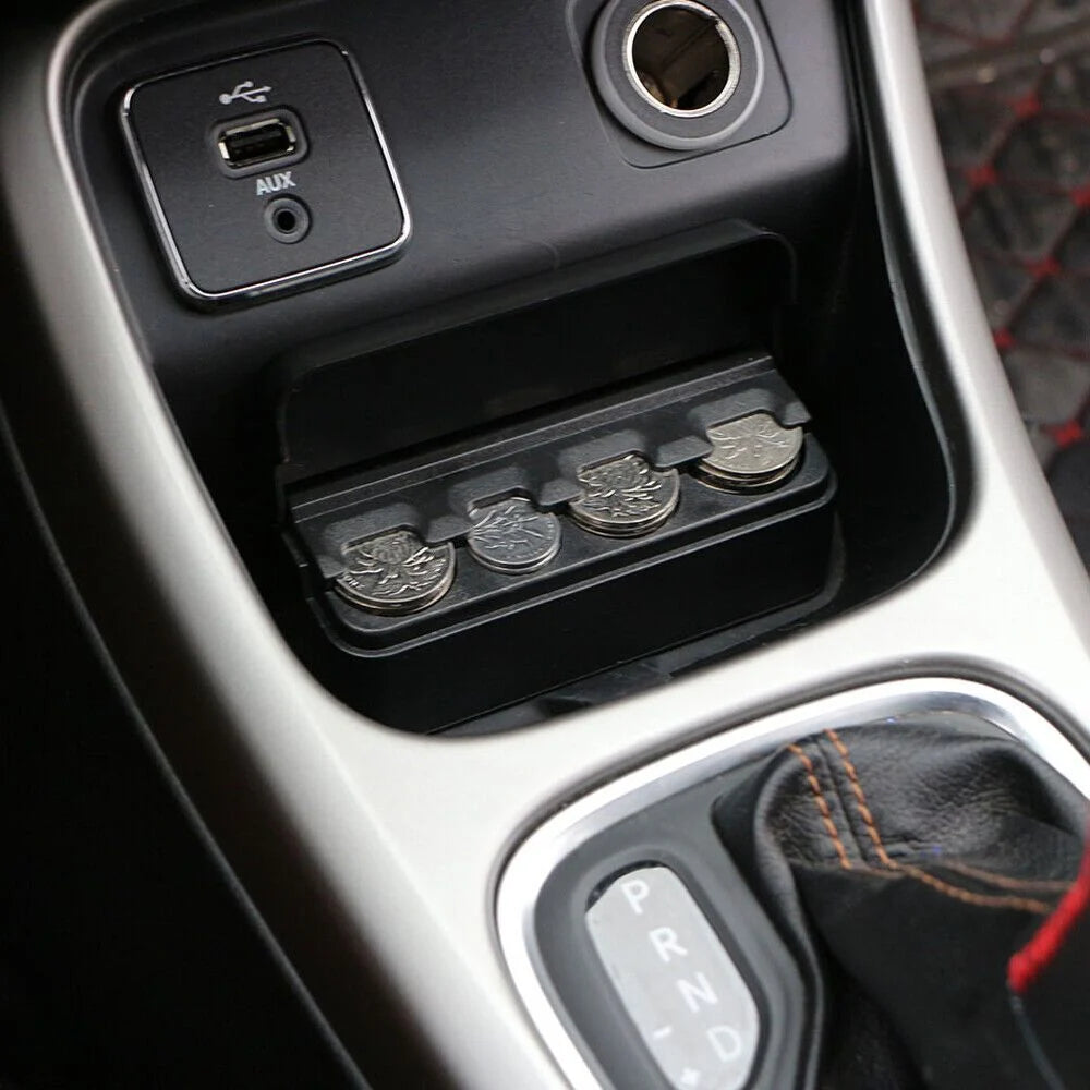Car Coin Holder Snap Closure Quick Release