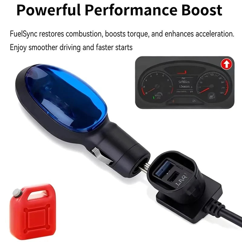 Car Fuel Economizer Plug-In Cigarette Lighter Powered