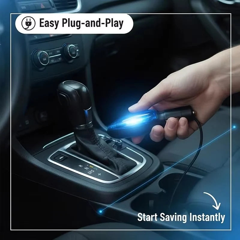Car Fuel Economizer Plug-In Cigarette Lighter Powered