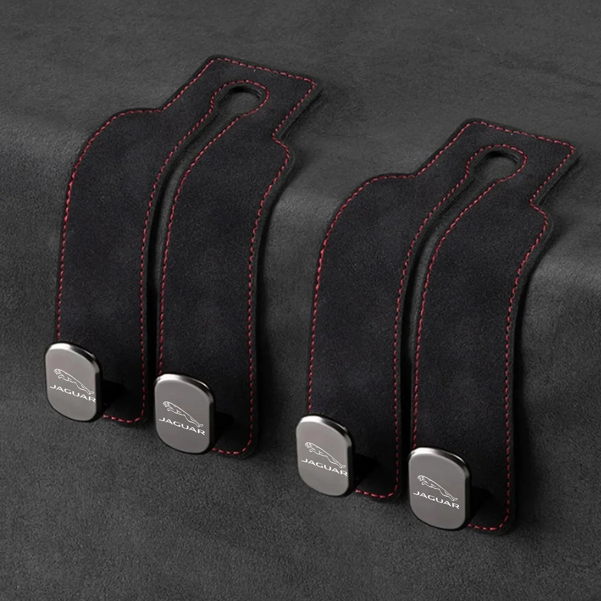 Car Headrest Hooks Foldable Double Hook Set of 2