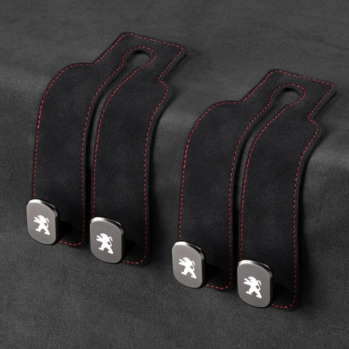 Car Headrest Hooks Foldable Double Hook Set of 2