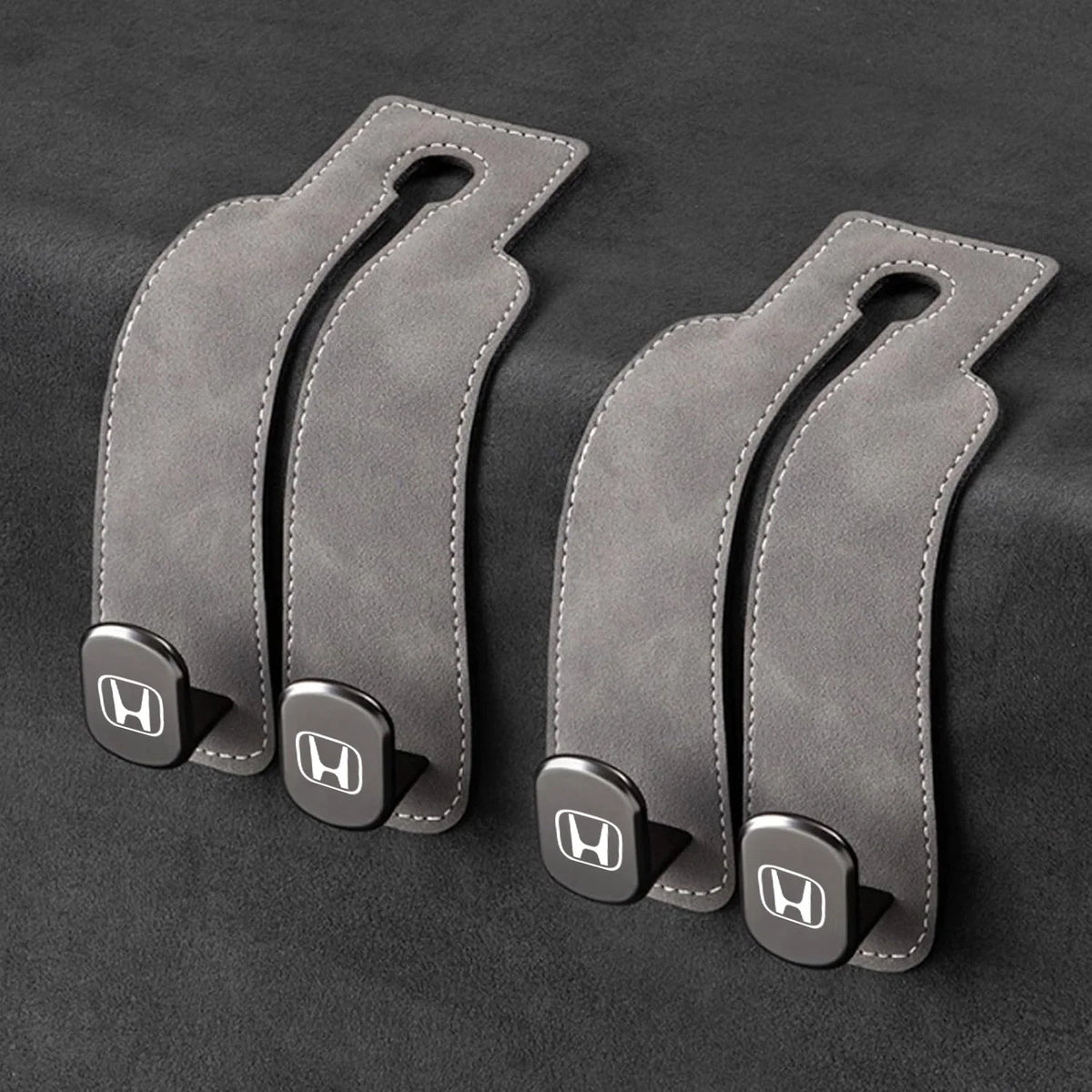 Car Headrest Hooks Foldable Double Hook Set of 2