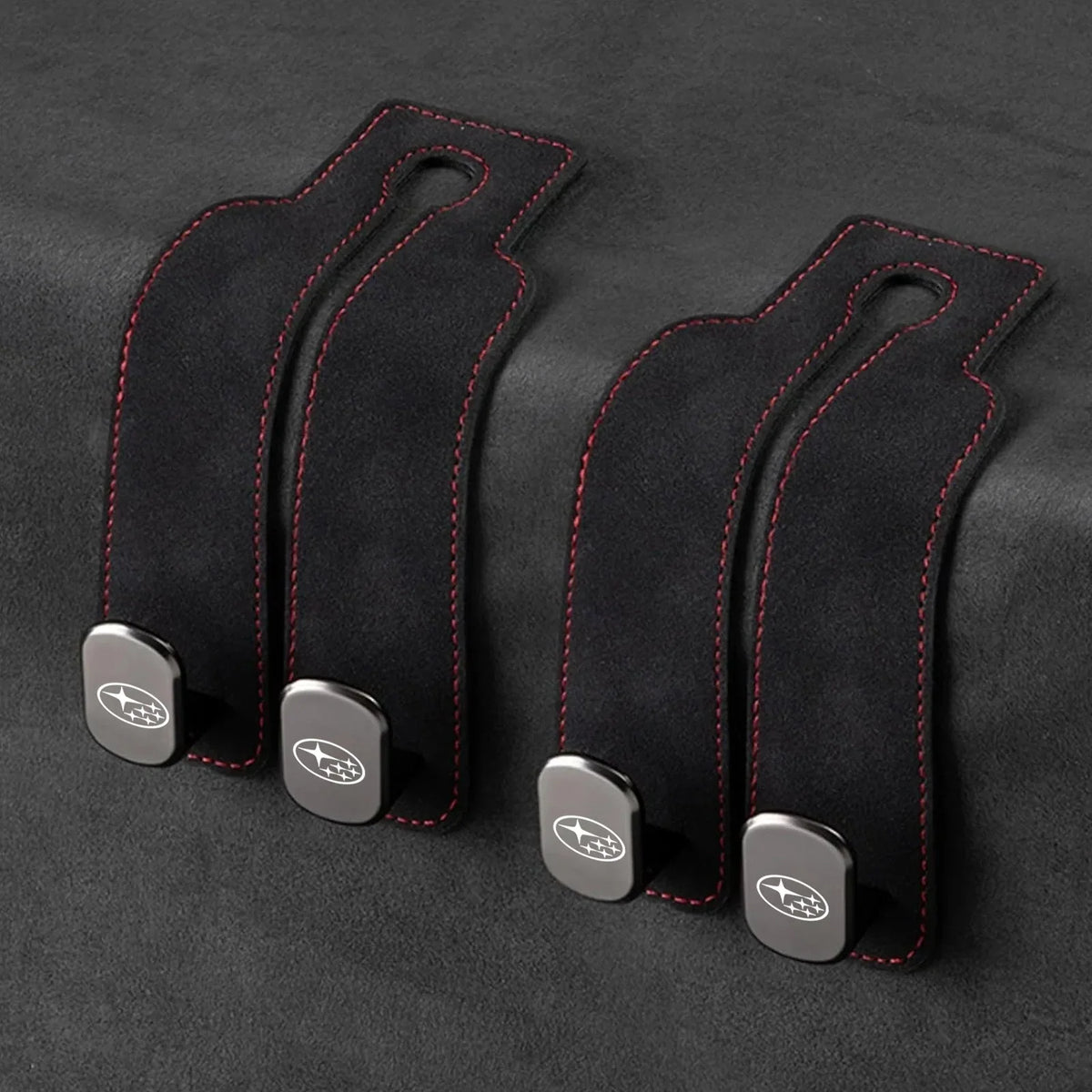 Car Headrest Hooks Foldable Double Hook Set of 2