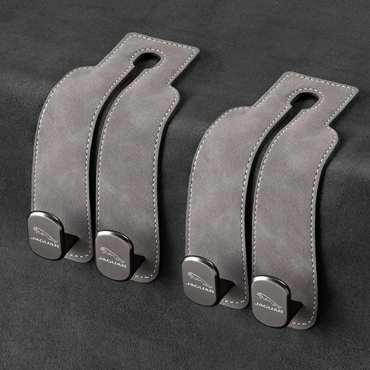 Car Headrest Hooks Foldable Double Hook Set of 2