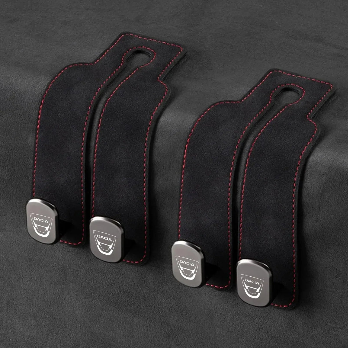 Car Headrest Hooks Foldable Double Hook Set of 2