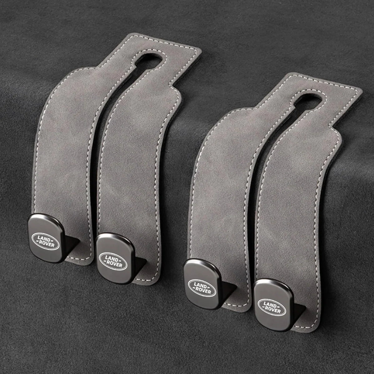 Car Headrest Hooks Foldable Double Hook Set of 2