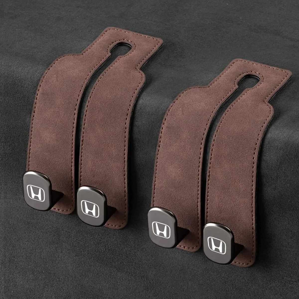 Car Headrest Hooks Foldable Double Hook Set of 2