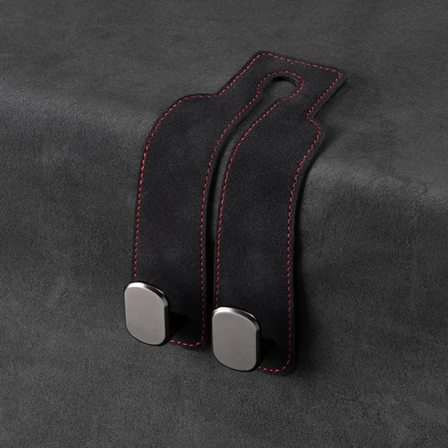 Car Headrest Hooks Foldable Double Hook Set of 2