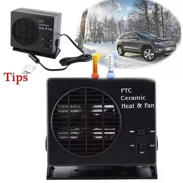 Car Heater 12V Ceramic Fan & Heat Modes