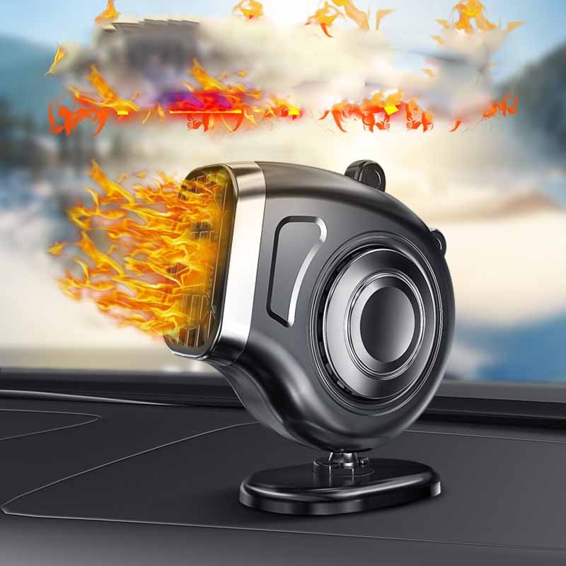 Car Heater & Defroster Fan Warm & Cool Rotating Mount
