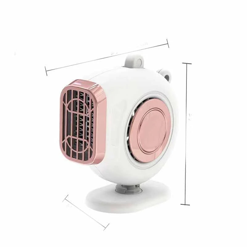 Car Heater & Defroster Fan Warm & Cool Rotating Mount