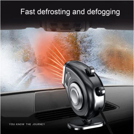Car Heater & Defroster Fan Warm & Cool Rotating Mount