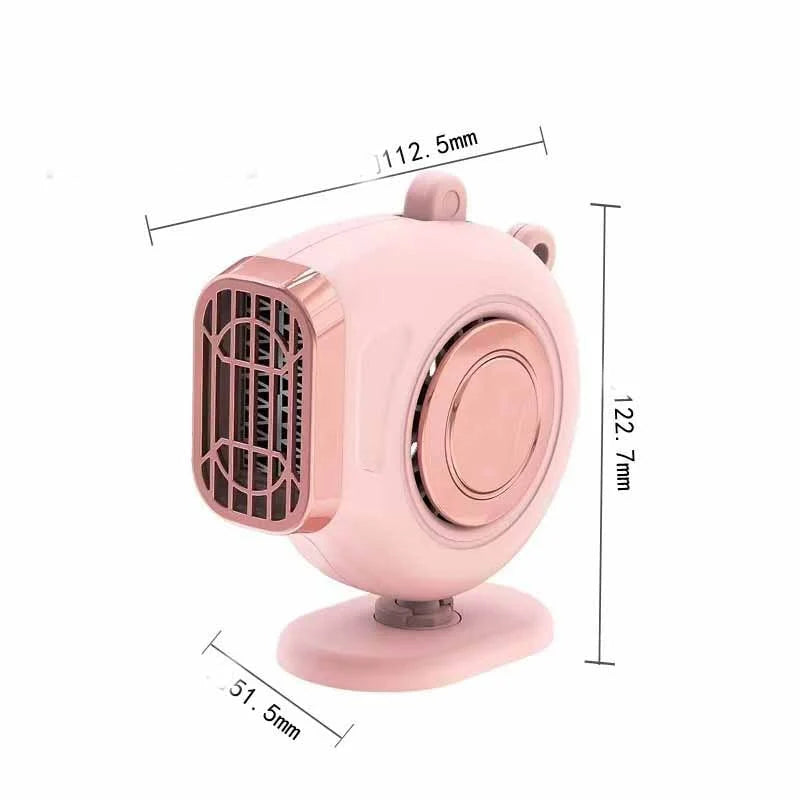 Car Heater & Defroster Fan Warm & Cool Rotating Mount
