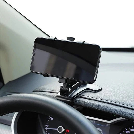 Car Phone Mount 360° Rotating Adjustable Angle Hands-Free Viewing