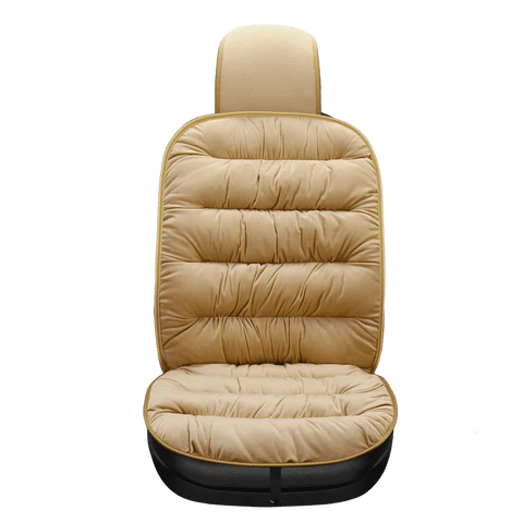 Car Seat Cover Cushioned Short Plush Sponge Padded