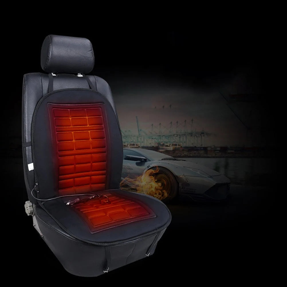 Car Seat Cushion Heated Adjustable 12V Ergonomic Backrest