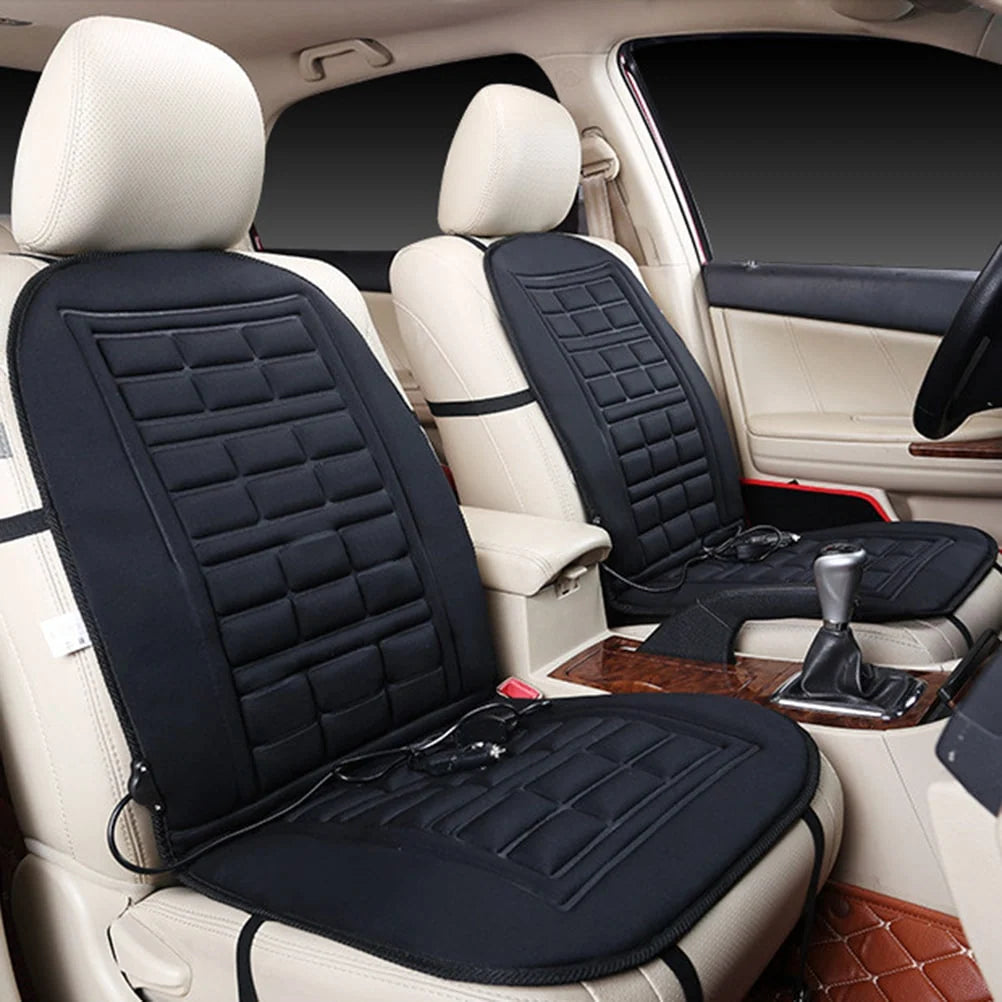 Car Seat Cushion Heated Adjustable 12V Ergonomic Backrest