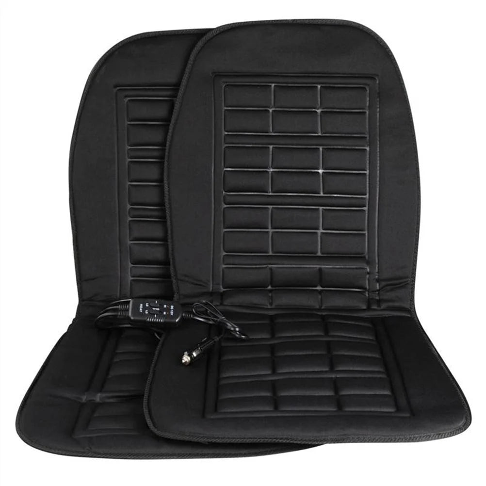 Car Seat Cushion Heated Adjustable 12V Ergonomic Backrest