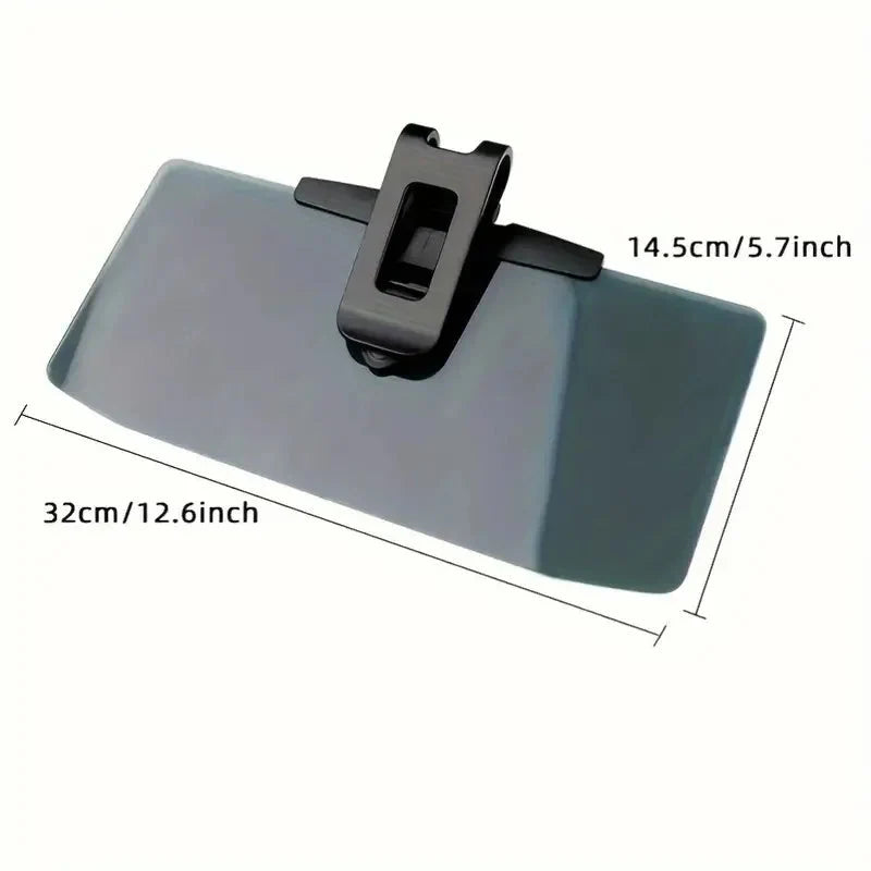 Car Sun Visor Extender Polarized Adjustable 180-Degree Glare-Reducing Panel