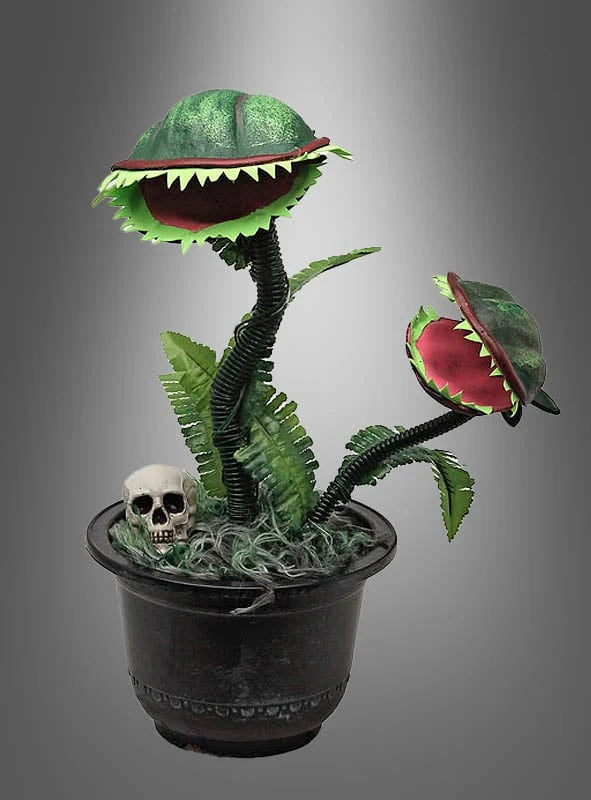 Carnivorous Plant Halloween Decoration Animated Red Light & Sounds