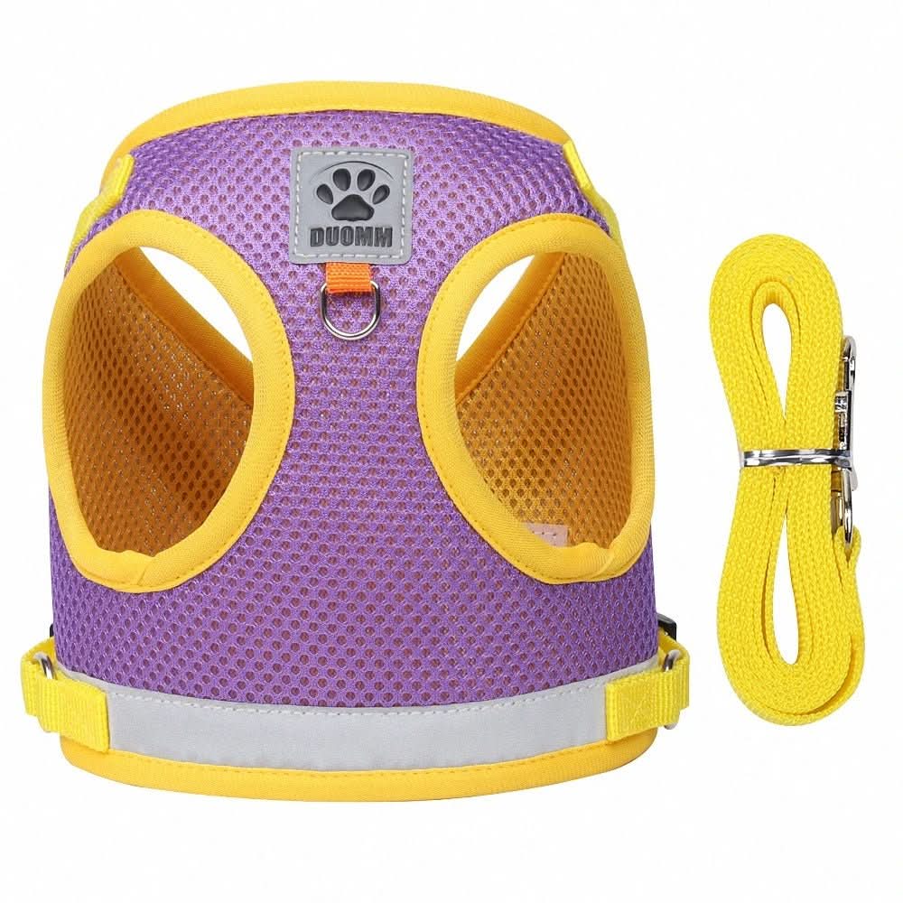 Cat Harness Adjustable Reflective With Leash Included