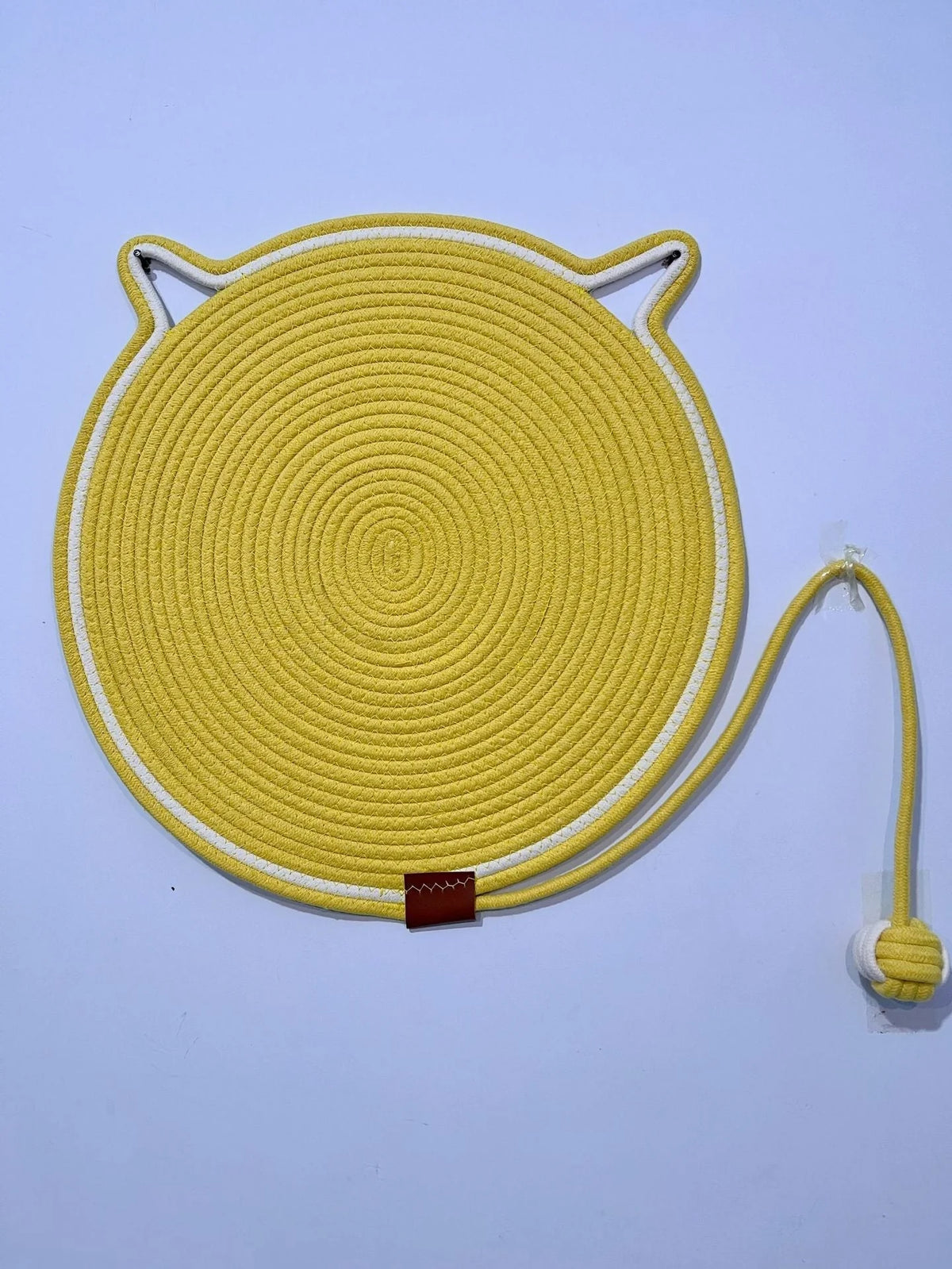 Cat Scratching Mat Natural Sisal Double-Sided Attached Toy