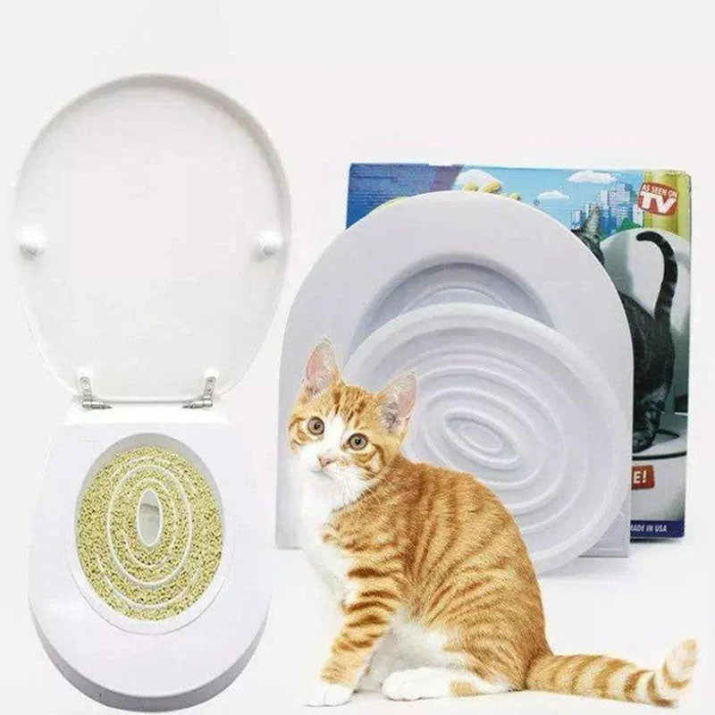 Cat Toilet Training Kit Progressive Inserts Standard Seat Fit