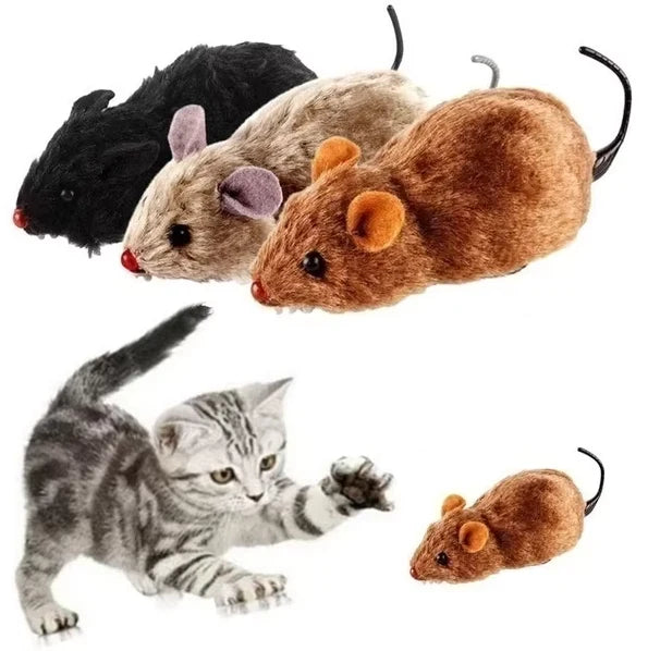 Cat Toy Mouse Automatic Random Direction Battery-Powered