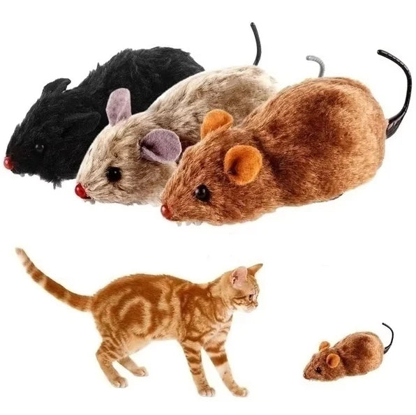 Cat Toy Mouse Automatic Random Direction Battery-Powered