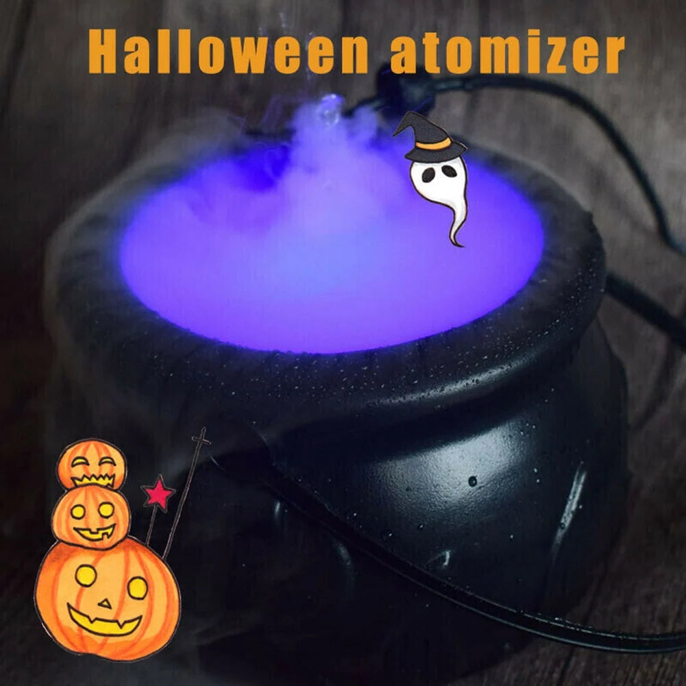Cauldron Fog Machine Ultrasonic Color-Changing LED Lights