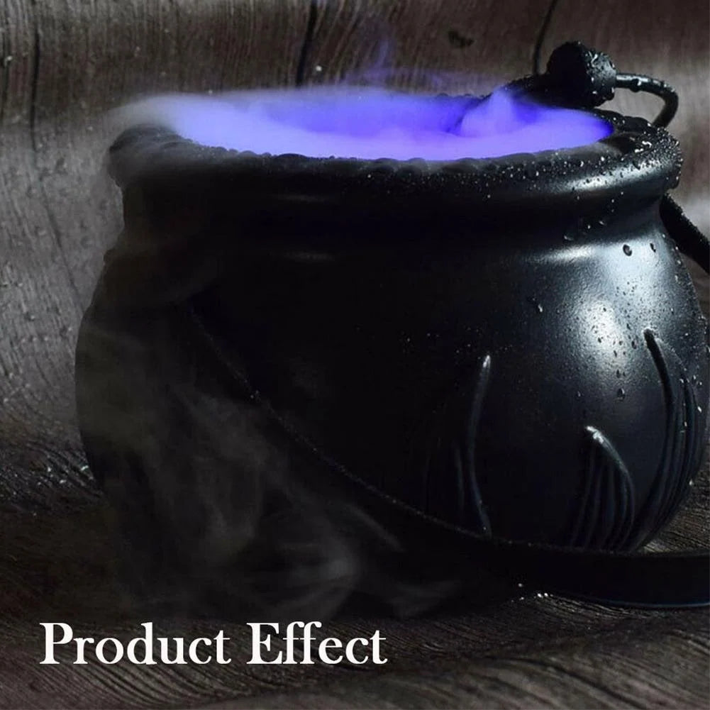 Cauldron Fog Machine Ultrasonic Color-Changing LED Lights