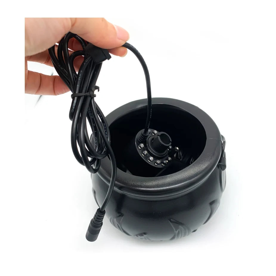 Cauldron Fog Machine Ultrasonic Color-Changing LED Lights