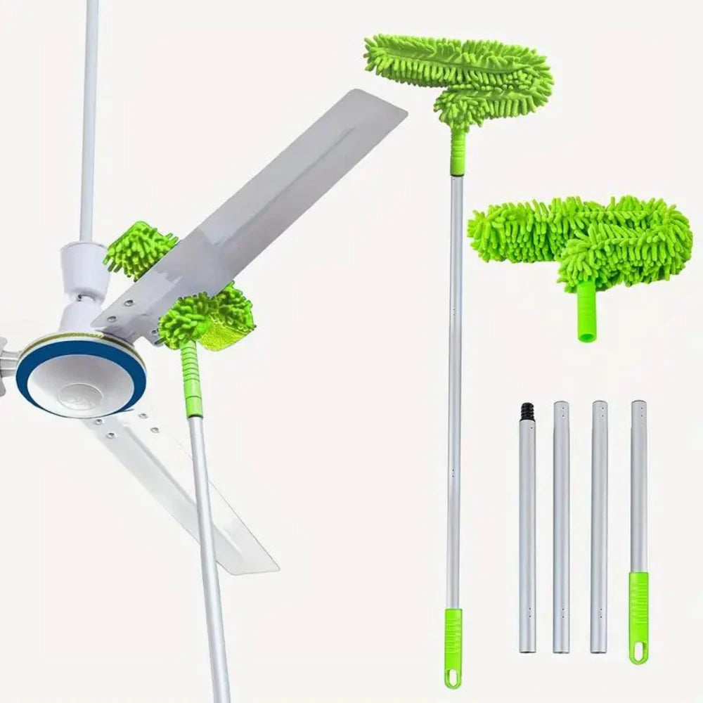 Ceiling Fan Duster Extendable Bendable Microfiber Head