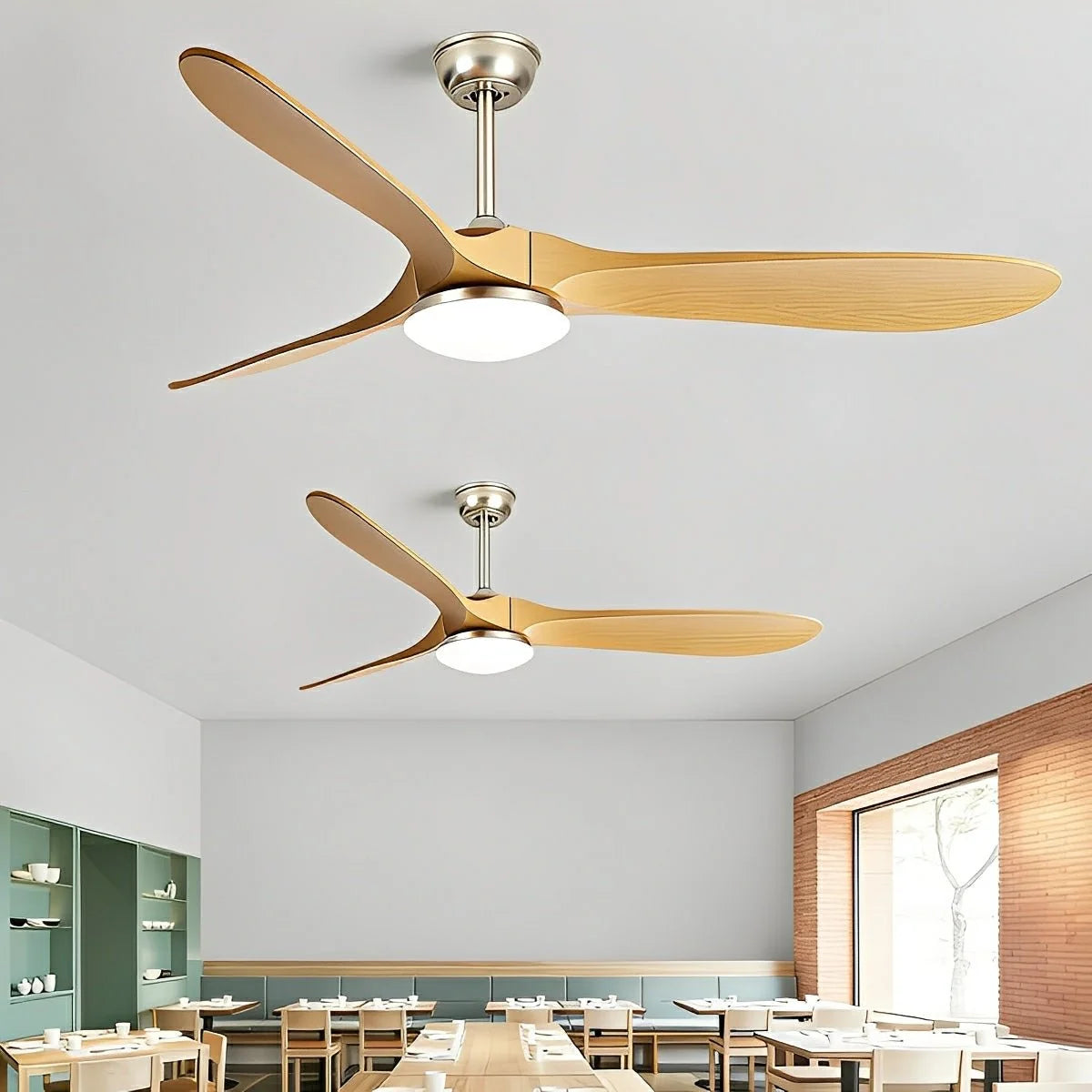 Ceiling Fan Integrated LED Reversible Airflow Quiet DC Motor