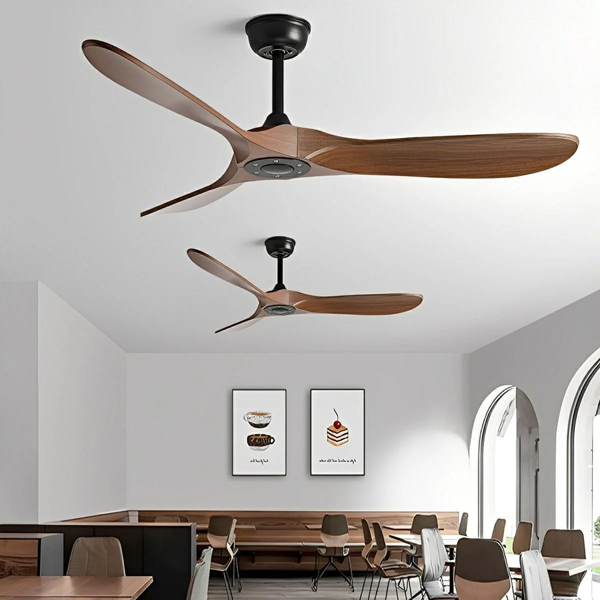 Ceiling Fan Quiet DC Motor Reversible Airflow 6-Speed Control