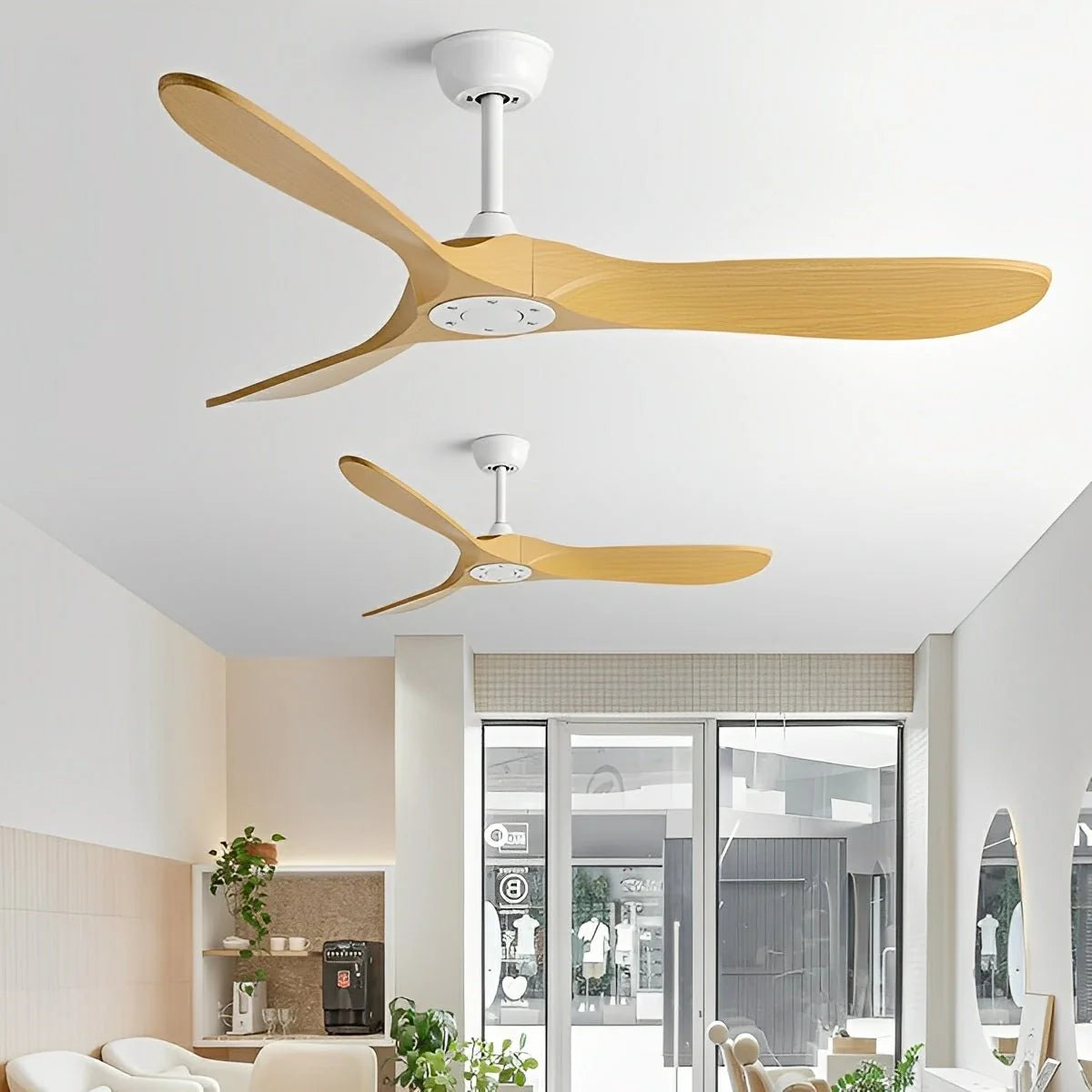 Ceiling Fan Quiet DC Motor Reversible Airflow 6-Speed Control