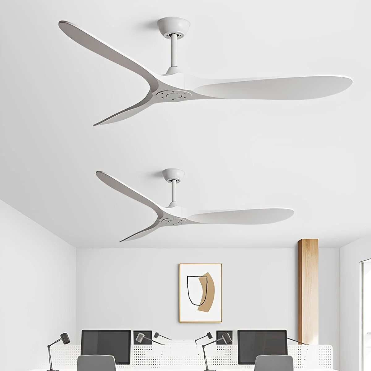 Ceiling Fan Quiet DC Motor Reversible Airflow 6-Speed Control