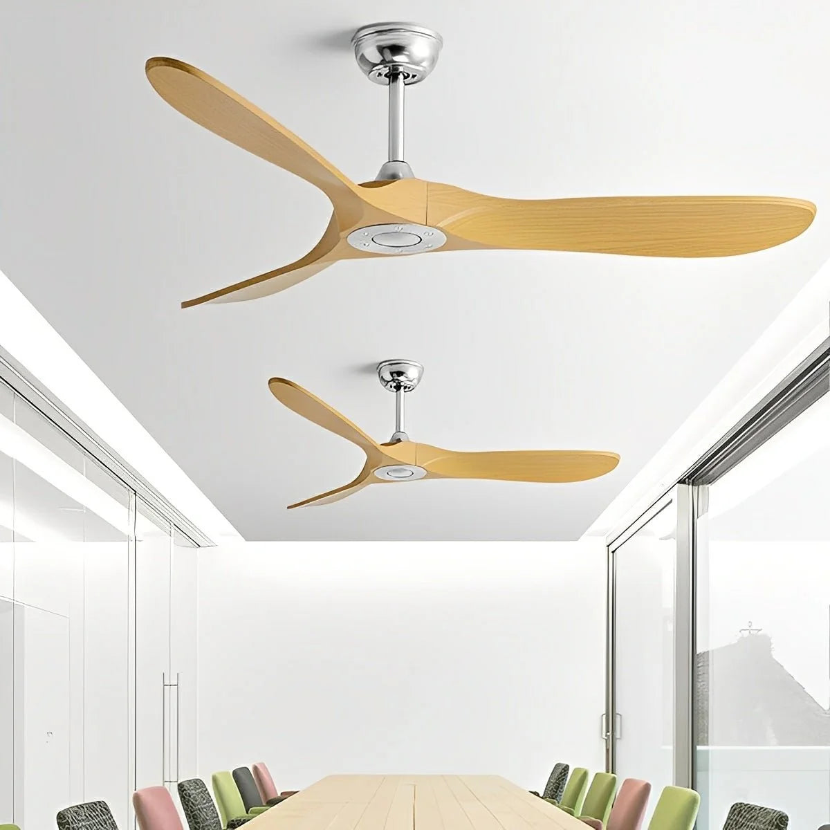 Ceiling Fan Quiet DC Motor Reversible Airflow 6-Speed Control
