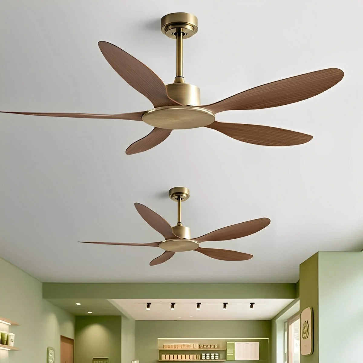 Ceiling Fan Quiet DC Motor Reversible Airflow Remote Control