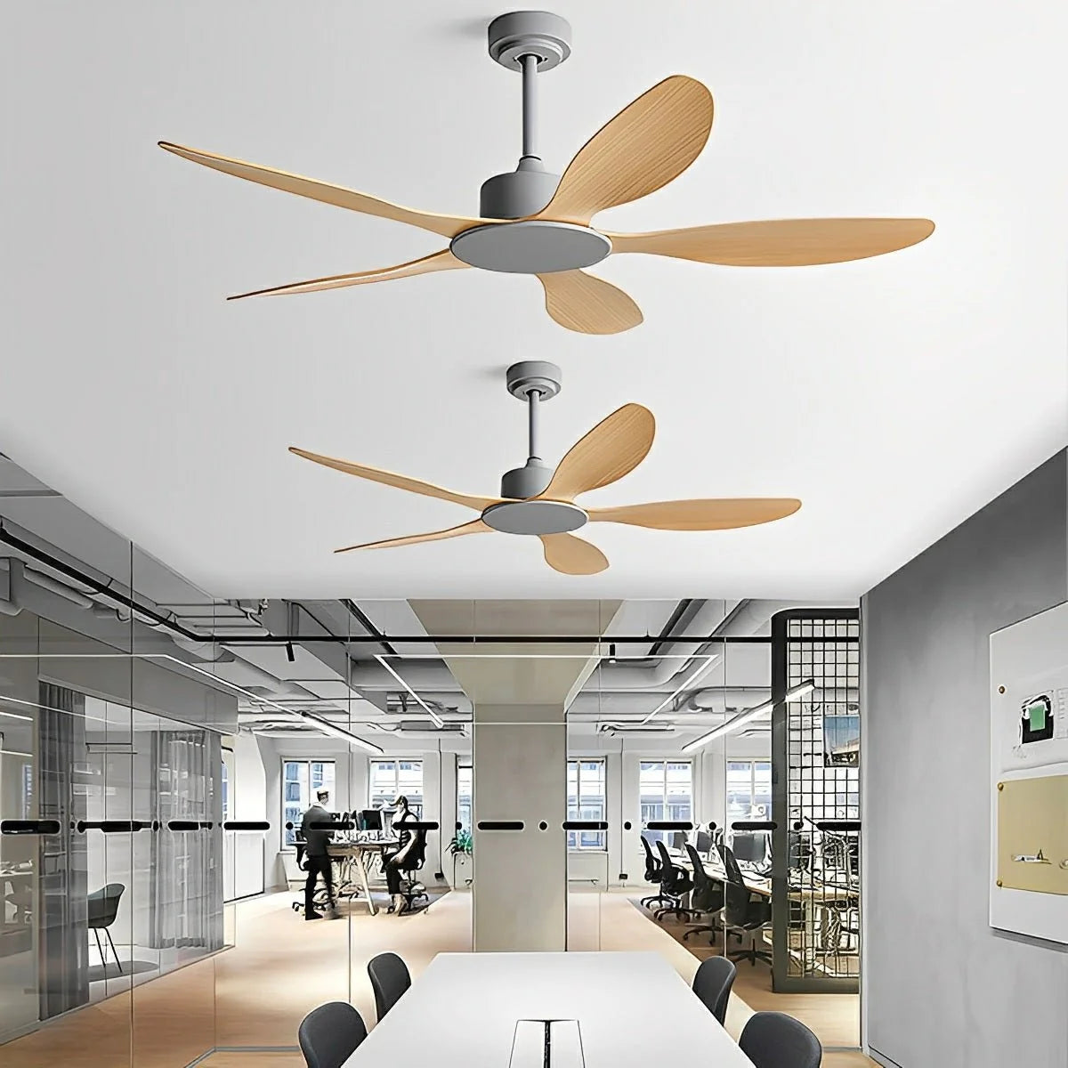 Ceiling Fan Quiet DC Motor Reversible Airflow Remote Control