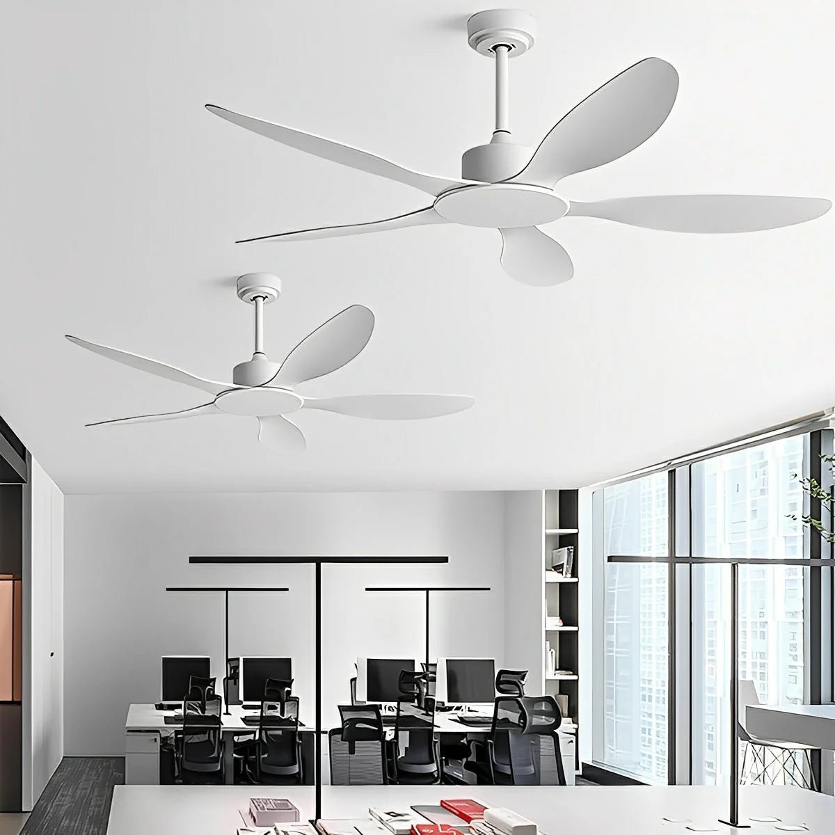 Ceiling Fan Quiet DC Motor Reversible Airflow Remote Control