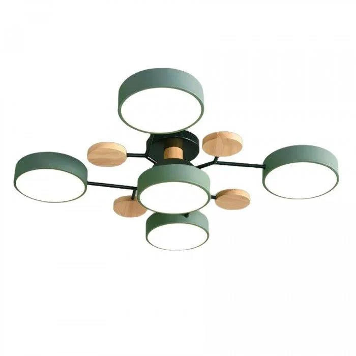 Ceiling Light Branched Design Integrated Warm White LED