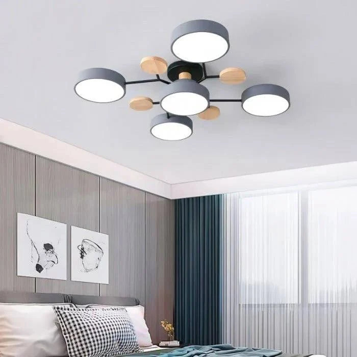 Ceiling Light Branched Design Integrated Warm White LED