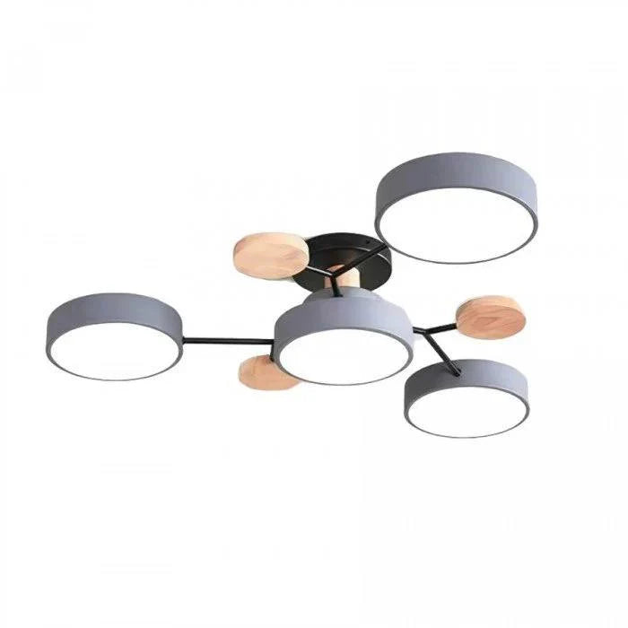 Ceiling Light Branched Design Integrated Warm White LED