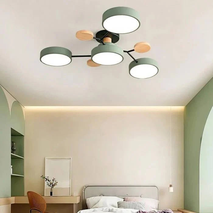 Ceiling Light Branched Design Integrated Warm White LED