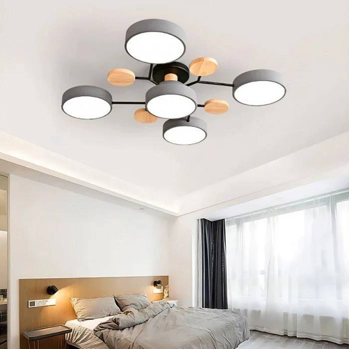 Ceiling Light Branched Design Integrated Warm White LED