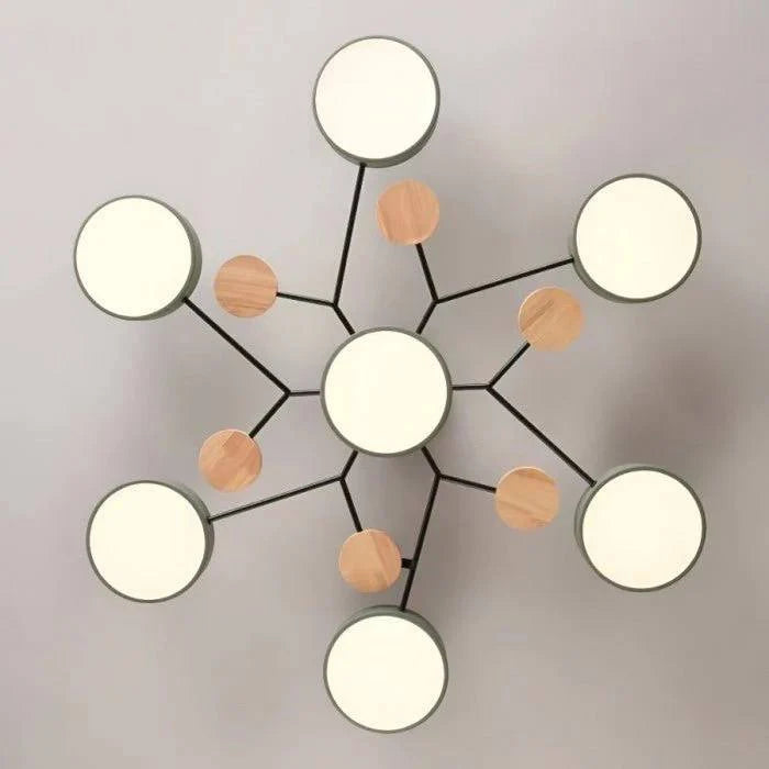 Ceiling Light Branched Design Integrated Warm White LED