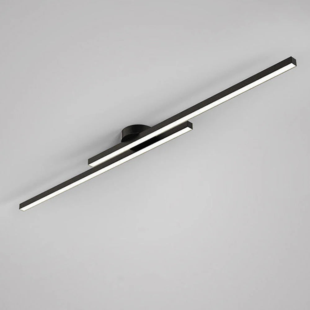 Ceiling Light Double Linear LED Semi-Flush Mount