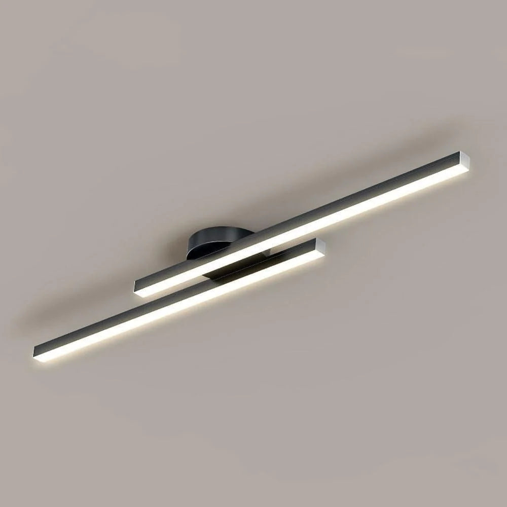Ceiling Light Double Linear LED Semi-Flush Mount